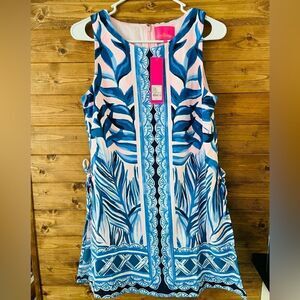 Donna Romper Dress Pink Tropics Tint Heat Wave Tropical